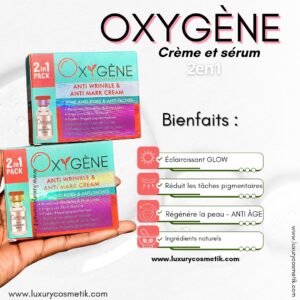 OXYGÈNE Crème de visage anti tâches 2 en 1