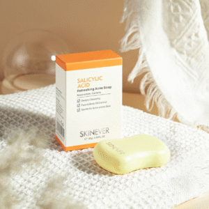 Skinever savon à l'acide Salicylique anti acné et peau grasse