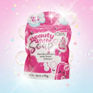 You Glow Beauty White Soap - Lot de 5 savons de 70g éclaircissant et anti tâches