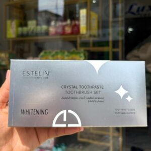 ESTELIN Crystal Toothpaste  set - Dentifrice + Brosse à dent WHITENING