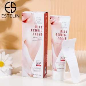 Estelin Crème Dépilatoire Douceur – 100g à l’Aloe Vera & Beurre de Karité