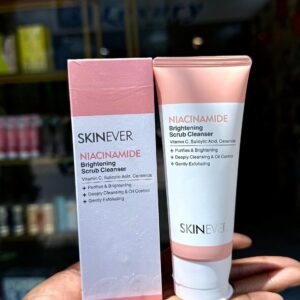 Skinever niacinamide cleanser scrub - Gel nettoyant exfoliant anti tâches