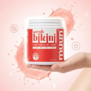 Gommage corporel - Bikini Scrub à l'acide kojique, Aha & Bha - Vitamine C